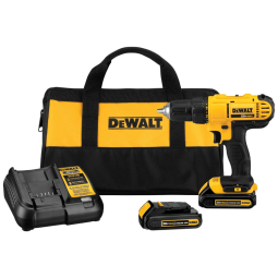 Kit de Furadeira Elétrica sem Fio 20V 1500 RPM, 300W, DEWALT DCD771C2, Amarelo
