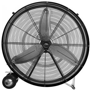 Ventilador Industrial, 13.000 CFM, 3 Velocidades, Diâmetro 91cm, 110v, LAKEWOOD LUF3602A BM SHP, Preto