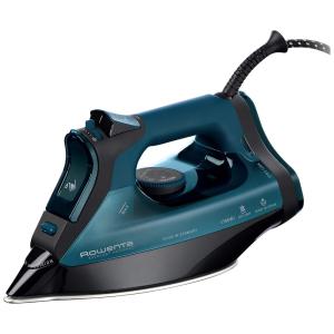 Ferro de Passar a Vapor Everlast 400 Furos Aço Inoxidável, 1750W, 110v, ROWENTA 1110030969, Azul