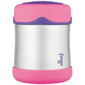 Frasco Térmico para Alimentos 300 ml com Vedação a Vácuo Aço Inoxidável, THERMOS B3004TS2, Cinza
