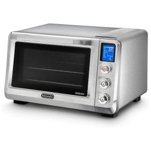Livenza Forno Elétrico de Bancada 24L com Visor LED, 1800W, Aço Inoxidável, 110v, DELONGHI EO241250M, Prateado