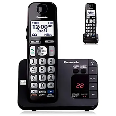 Telefone sem fio KX TGE232B,