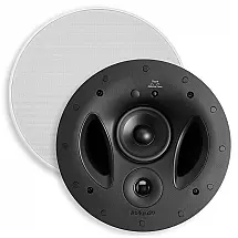 Alto-falante de Embutir Teto Polk Audio 90-RT Branco 3 Vias Vanishing Series Subwoofer 23cm Dual Bass