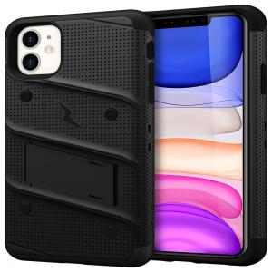 ZIZO BOLT IPH61 BKRD Capinha Compatível com iPhone 11 a Prova dÁgua com Vidro Temperado, Preto