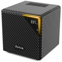 Purificadores de Ar Cobre até 72 m2 com 2 Filtros HEPA H13 e Modo Automático, AIRTOK, Preto