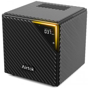 Purificadores de Ar Cobre até 72 m2 com 2 Filtros HEPA H13 e Modo Automático, AIRTOK, Preto