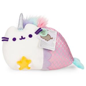 Pelúcia Sereia Pusheenicorn para Crianças Maiores de 1 Ano, GUND 6064049, Rosa