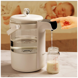 Aquecedor de Água para Mamadeira s 1.7L Instantâneo com Controle de Temperatura Digital, 110v, BABYEXO TN1809, Branco
