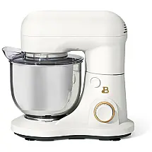 Batedeira Planetária Beautiful 5L Branca com Tigela Inox, 12 Velocidades, Cabeça Basculante, 300W, 110V