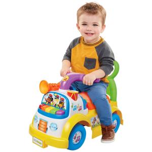 Carrinho sem Pedais Interativo com 5 Músicas de Marcha e Outros Sons, para Bebês de 1 a 3 Anos, Fisher-Price, Colorido