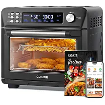 Forno Elétrico de Bancada 25L 11 em 1 com Painel Digital 1800W, 110V, COSORI CS100 AO, Preto