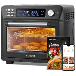 Forno Elétrico de Bancada 25L 11 em 1 com Painel Digital 1800W, 110V, COSORI CS100 AO, Preto