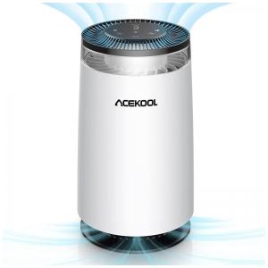 Purificador de Ar Portátil com Controle de Velocidade e Modo Silencioso, 110V, Acekool, Branco