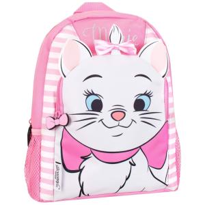 Mochila Escolar Infantil Disney Marie para Meninas, Rosa