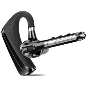 HonShoop Fone de ouvido sem Fio Headset Bluetooth para Chamadas com Microfone, Preto