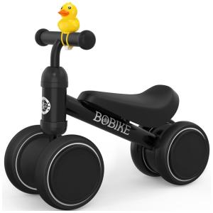 BOBIKE Bicicleta sem Pedal Infantil para Bebês de 1 a 2 anos, Cinza