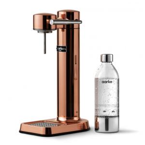 Máquina Sifão para Gaseificar Água com Garrafa de Plástico sem BPA, Aarke, Cobre