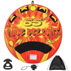 Boia Rebocável Aquática para 2 Pessoas, AFFORDURA, Vermelho