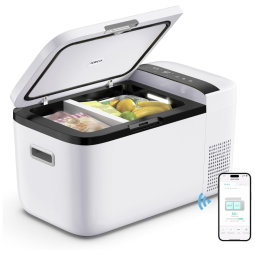 Mini Geladeira CECO GO20 12V, branco, ICECO 20L, Branco