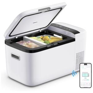 Mini Geladeira CECO GO20 12V, branco, ICECO 20L, Branco