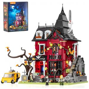 Lumibricks Halloween Haunted Mansion - Kit Modular de 2617 Peças com Efeitos de Luz e Fantasmas para Adultos e Adolescentes