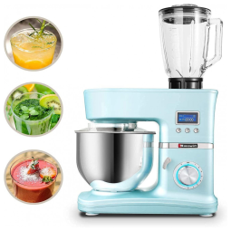 Batedeira Elétrica 2 em 1 HAUSWIRT 5 Litros com 8 Velocidades 110V 550W Azul