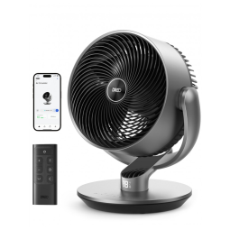 Ventilador de Mesa Inteligente com 9 Velocidades, 6 Modos, Temporizador, 110V 48W, Dreo, Cinza Prata