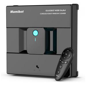 Robô Limpa Vidros sem Fio com Controle Remoto até 90 Min de Ação, Bvolt, Mamibot W200, Preto