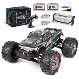 Off Road Controle Remoto Caminhão 4x4 Sem Fio Alcance 80mts Velocidade 46km, h Preto