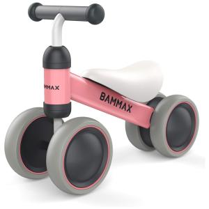 Bicicleta sem Pedal Infantil para Bebês de 1 a 3 anos, BAMMAX B07MVDP65V, Rosa