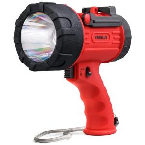 Lanterna 2000LM à Prova D IP67 com Filtro de Luz, YIERBLUE, Vermelho