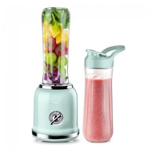 Mini Liquidificador Portátil 590mL com Garrafa e 2 Velocidades, 300W, 110v, REDMOND, Verde