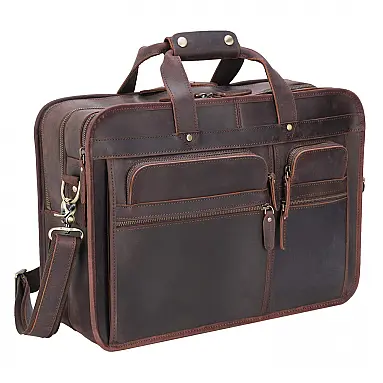 Bolsa Maleta de Couro Masculina