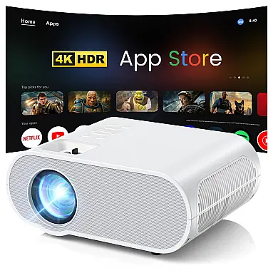 Projetor Google TV HOMPOW HD