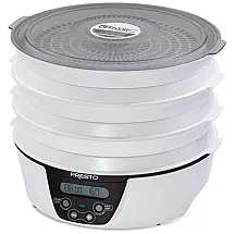 Desidratador de Alimentos Dehydro 6Trays 750W, PRESTO 06303, Branco
