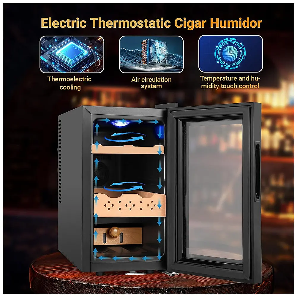Humidor Elétrico Velieta Preto 25L com Controle de Temperatura e Umidade 115V — foto 2