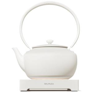 Chaleira elétrica BALMUDA MoonKettle branca 0,9L com controle de temperatura, função manter aquecido e bico de precisão, 110V