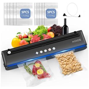 Seladora a Vácuo KOIOS, Automática, Secos, Úmidos, Prata 110V