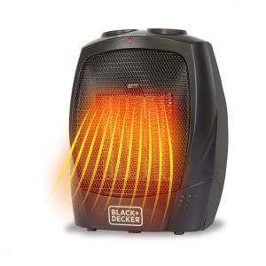 Aquecedor Elétrico Portátil com Alça 1500W, 110v, BLACKDECKER BHDC201, Preto