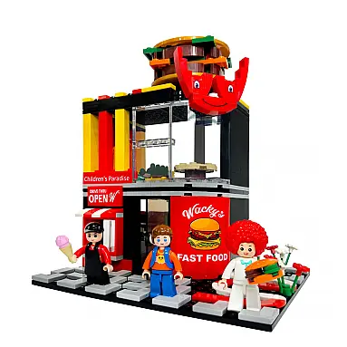 Kit de Construção Hamburgueria com