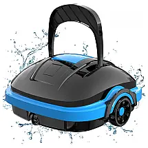 Robô Limpador de Piscina sem Fio com Sucção Potente e Motor Duplo, WYBOT WY1102, Preto