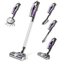 Aspirador de Pó Multifuncional sem Fio com Acessórios Ideal para Pets, Roxo, 110v, TEKOLA, Violeta