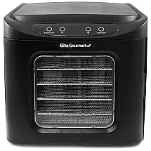 Desidratador de Alimentos 6Trays 480W Inox, MAXI MATIC EFD 313B, Preto