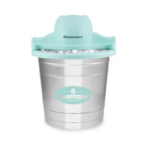 Máquina de Sorvete Capacidade 4L, 50W, Elite Gourmet, Verde