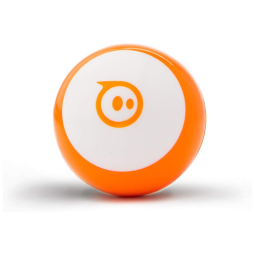 Mini Bola Robô Programável com Aplicativo, Recarregável USB Educacional a partir de 8 anos, SPHERO M001ORW, Laranja