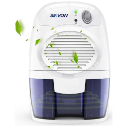 Desumidificador, 59 Metros, Portátil, Capacidade 500ml, Silencioso, 110v, SEAVON MD 819, Branco