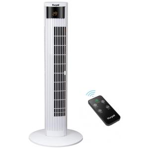 Ventilador de Torre com 3 Velocidades, Controle Remoto e Tela LED, 55W, 110v, KUYAL TF 3605R, Branco