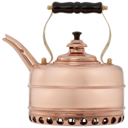 Chaleira de Chá 1.9L em Cobre Sólido com Apito, Cobre, SIMPLEX BC1, Dourado