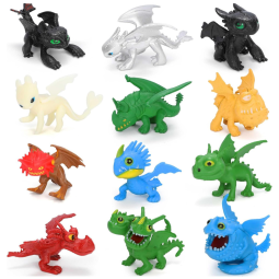 Miniaturas de Dragão para Diversão Infantil: Conjunto com Variados Dragõezinhos para Festas e Brincadeiras, Ideal para Decoração