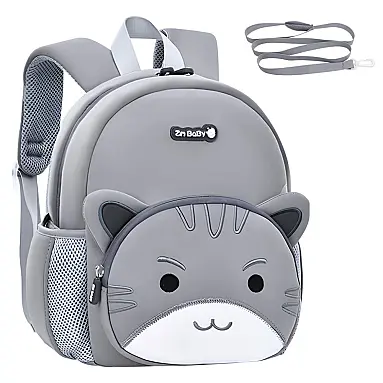 Mochila infantil neoprene gato 3D